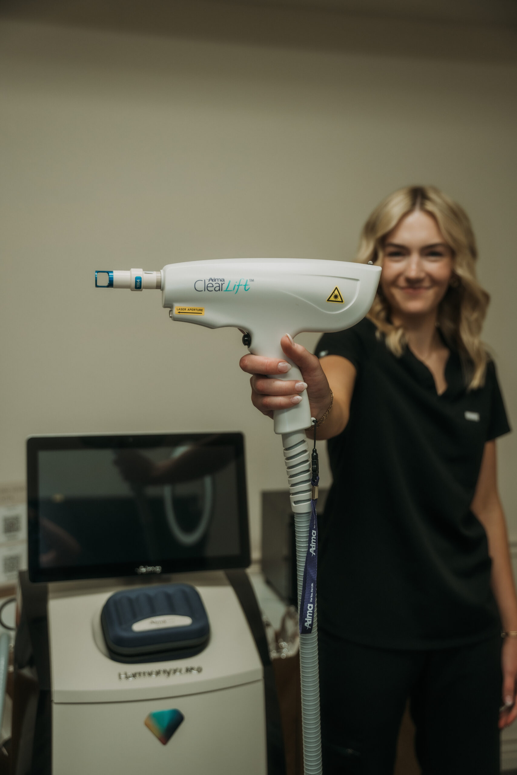 ClearLift laser handpiece at Revival